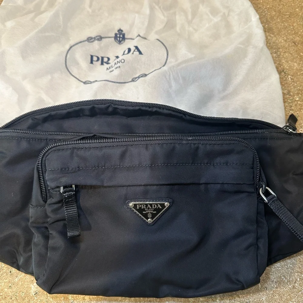 Prada Black Nylon Waist Bag - Picture 8 of 15
